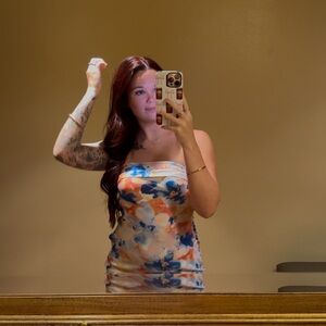 Fitted Strapless Dress